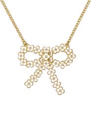 Ted Baker Bonnell Bouquet Bow Pendant Necklace