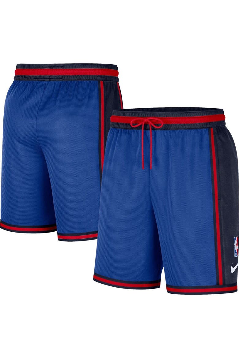 Men's Nike Royal Philadelphia 76ers Pre-Game Performance Shorts, Main, color, Royal