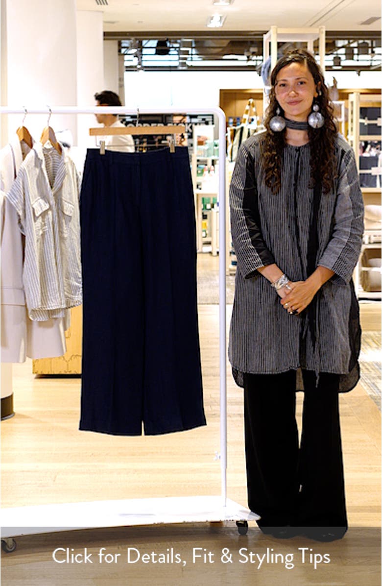 The Ellie Linen Wide Leg Pants, sales video thumbnail