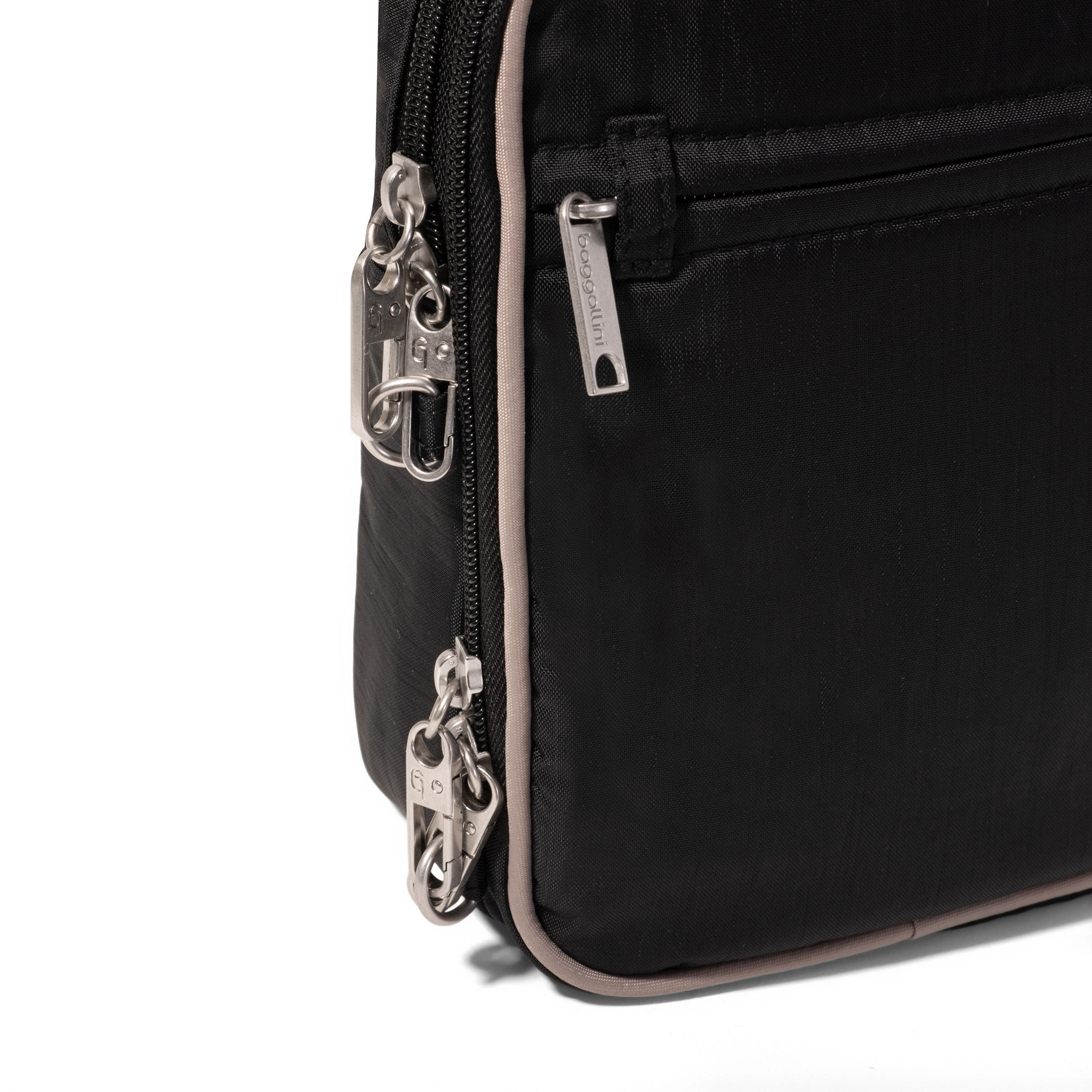 Securtex Classic Anti-Theft Mini Everything Crossbody, Alternate, color, Black/Neutral