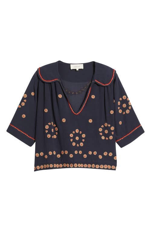 The Great . The Beaded Vintage Sailor Top