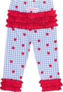 RuffleButts Toddler Girls Ruffle Leggings with Signature Rear Ruffles