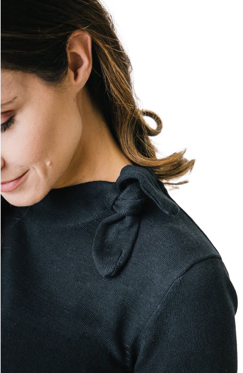 Hope & Henry Women's Tie-Neck Sweater, Alternate, color, 