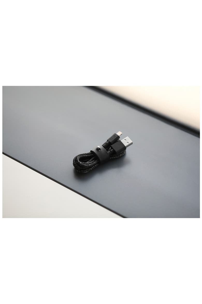 BELT Lightning to USB Charging Cable, Alternate, color, COSMOS BLACK