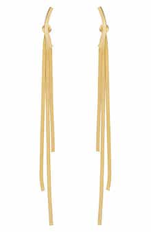 Panacea Snake Chain Drop Earrings