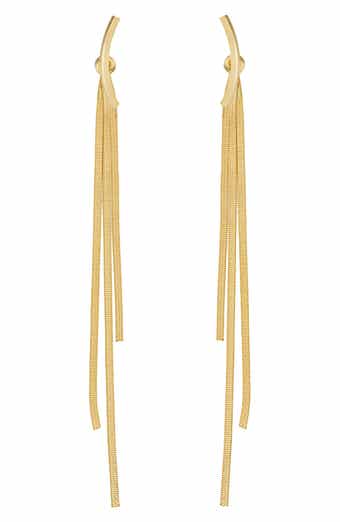 Panacea Snake Chain Drop Earrings