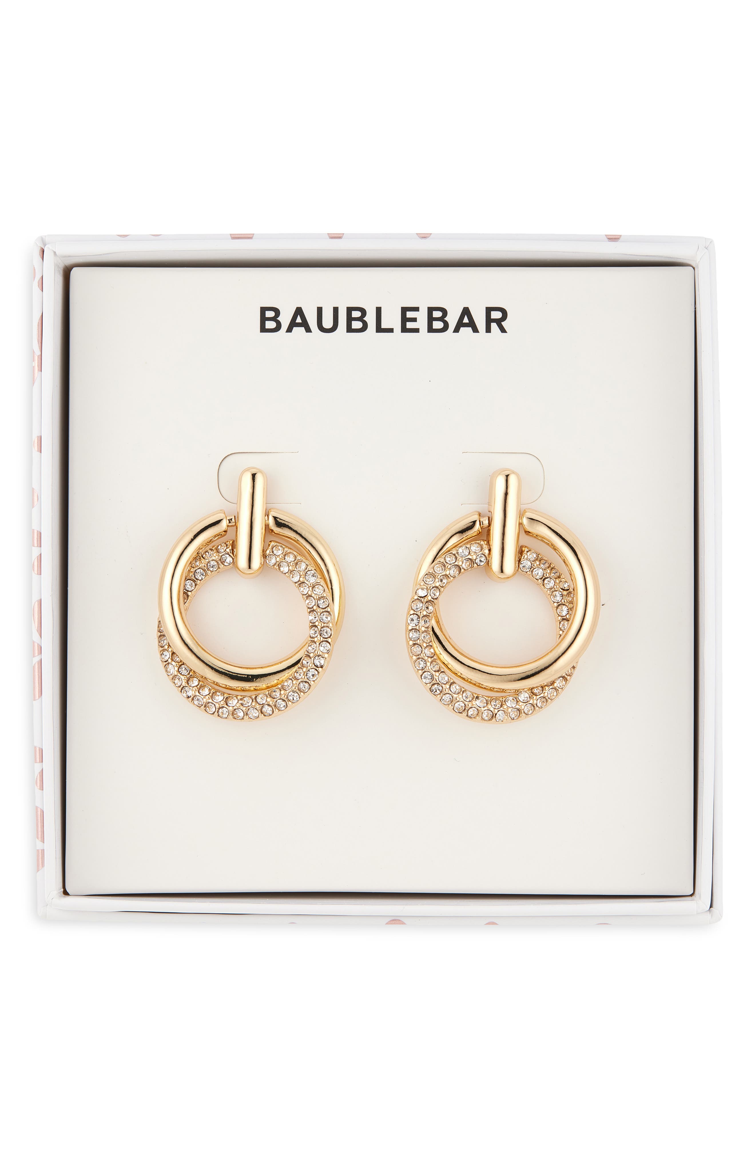 BaubleBar Looping You In Frontal Hoop Earrings