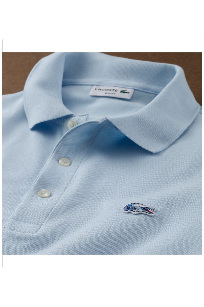 Camo Croc Piqué Polo (Nordstrom Exclusive), Alternate, color, NAVY BLUE