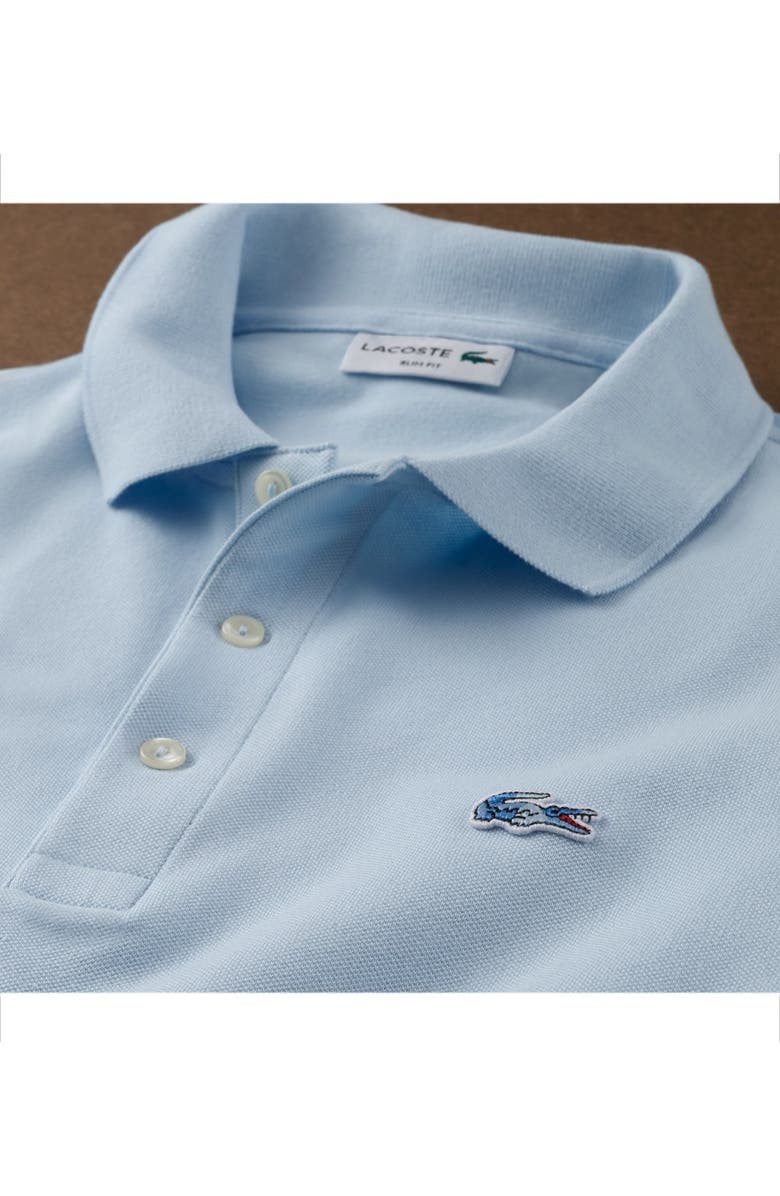 Lacoste Camo Croc Piqué Polo, Alternate, color, 