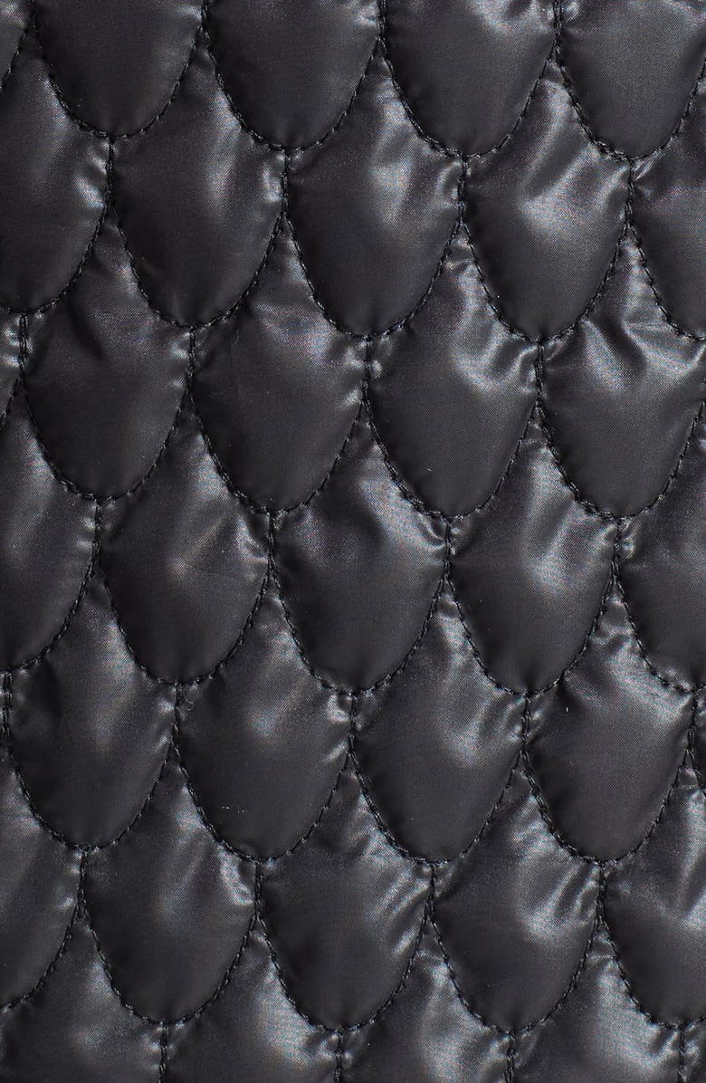 Laundry by Shelli Segal Quilted Jacket with Hooded Inset, Alternate, color, 