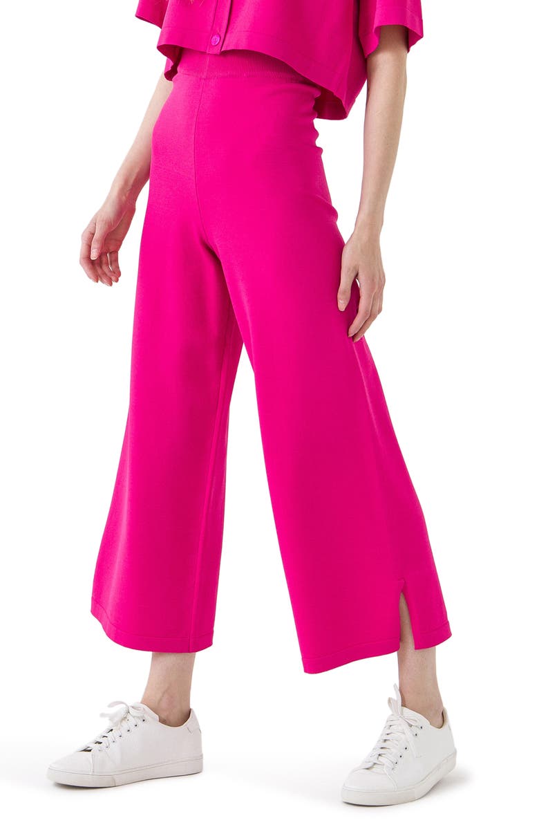 Endless Rose Loungewear Knit Pants, Alternate, color, Magenta