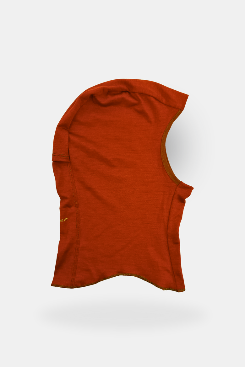 Merino Wool Balaclava, Main, color, Rust