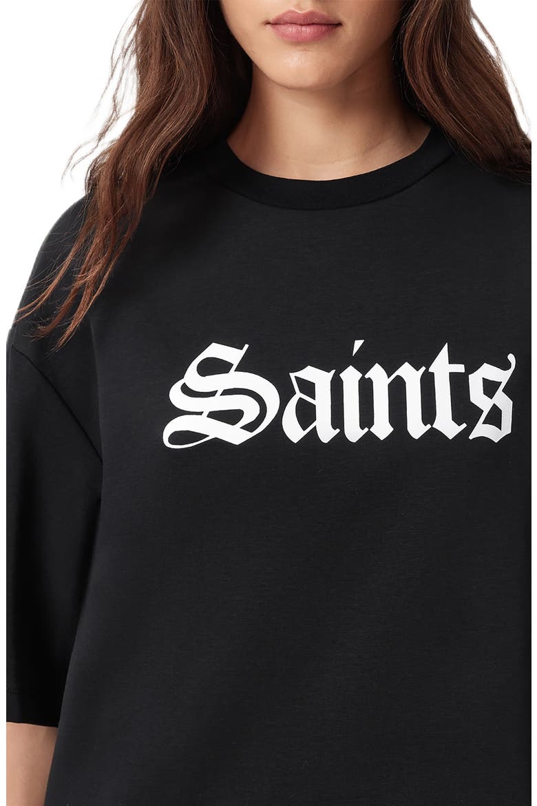 Saint Amelie Logo Graphic T-Shirt, Alternate, color, BLACK