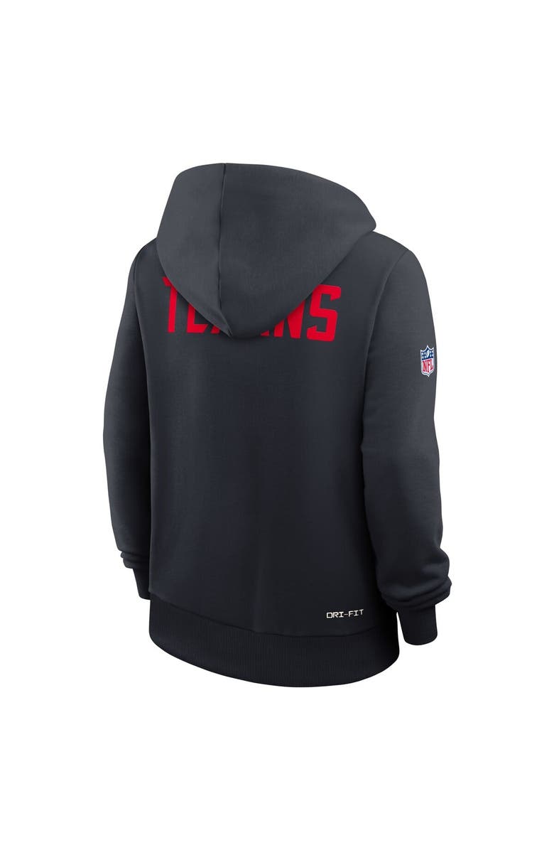 Nike Women's Nike Navy Houston Texans Throwback Sideline Standard Issue Dri-FIT Hoodie, Alternate, color, Navy