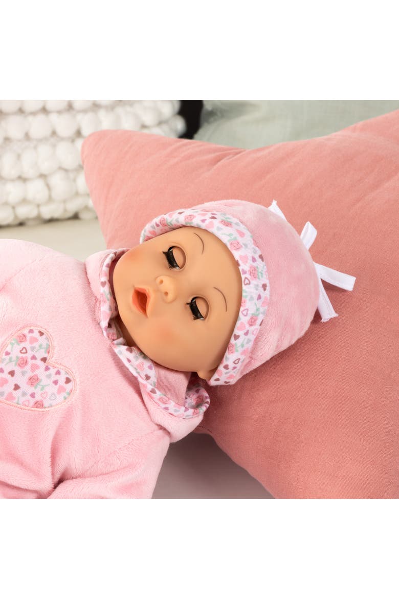 First Words Baby, Pink Hearts Hoodie Outfit, 15 Inch Soft Body Doll, Toddler 18mo+, Alternate, color, Multicolored