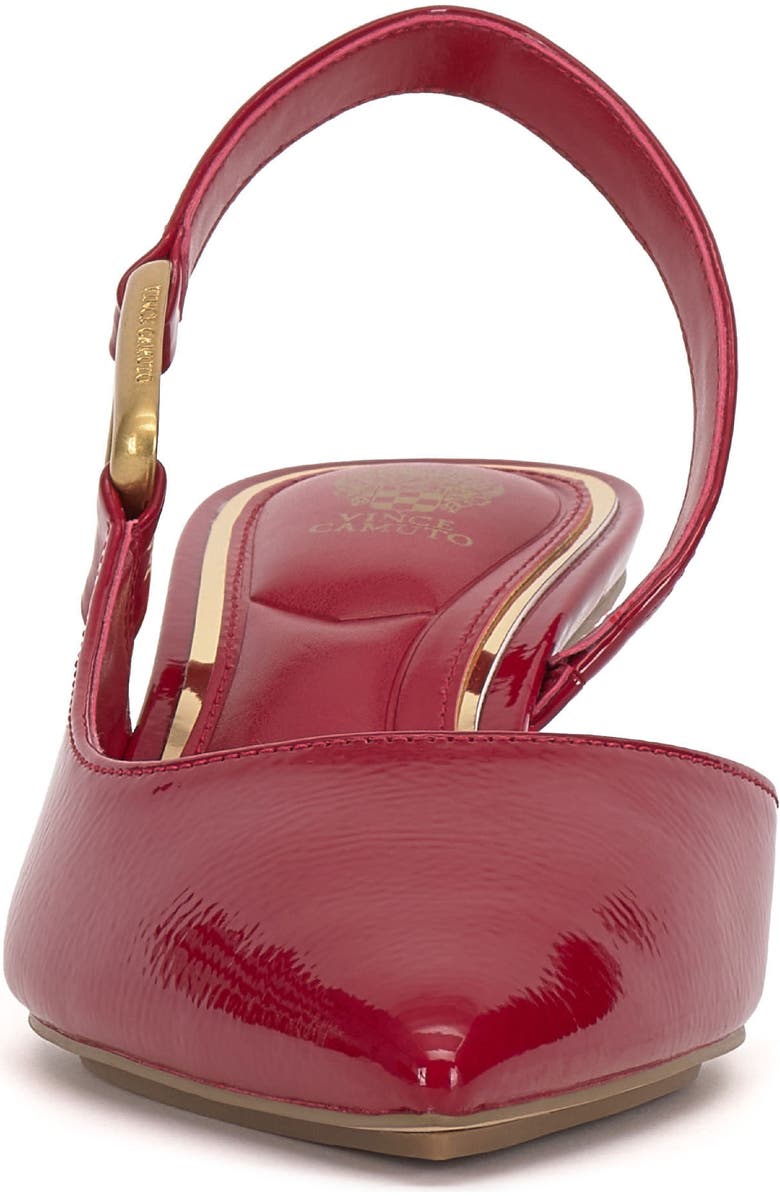 Vince Camuto Inari Slingback Pointed Toe Pump, Alternate, color, Flame