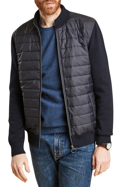 Carn Baffle Front Knit Jacket