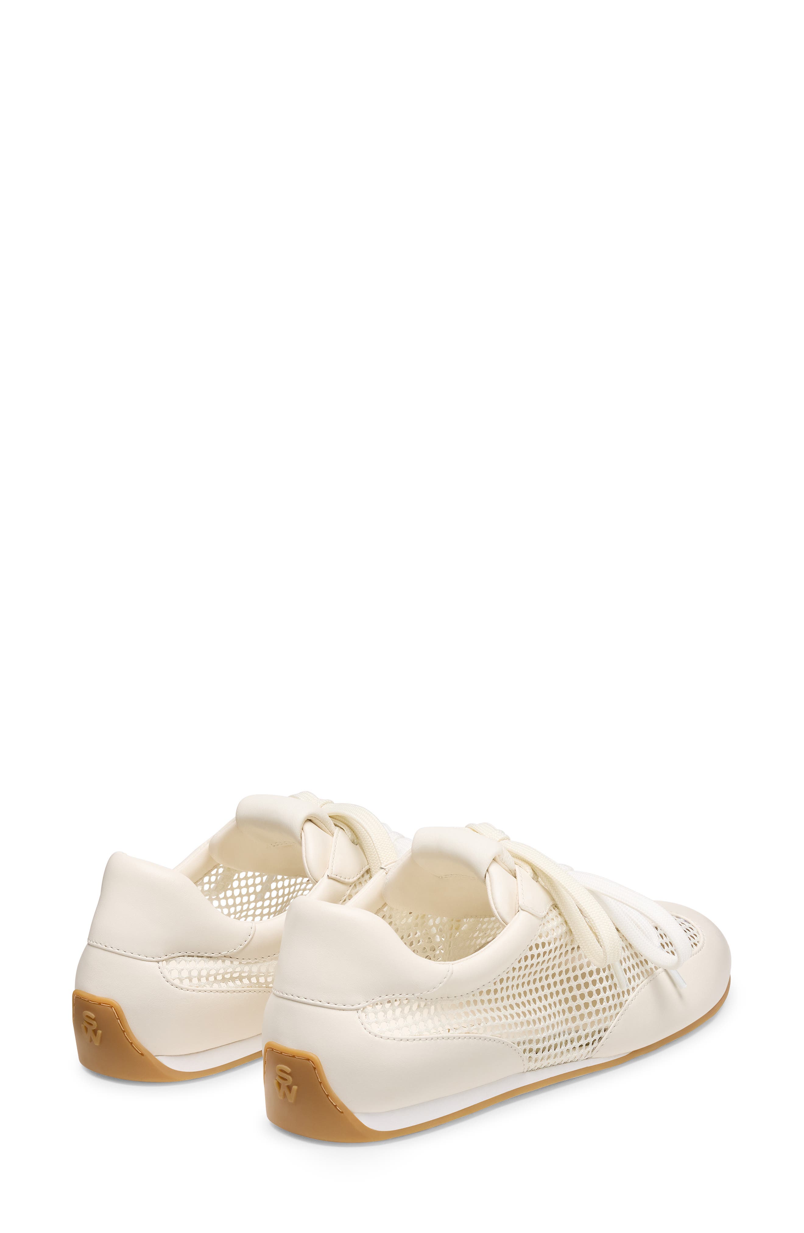 Stuart Weitzman Bond Sneaker, Alternate, color, Cream.