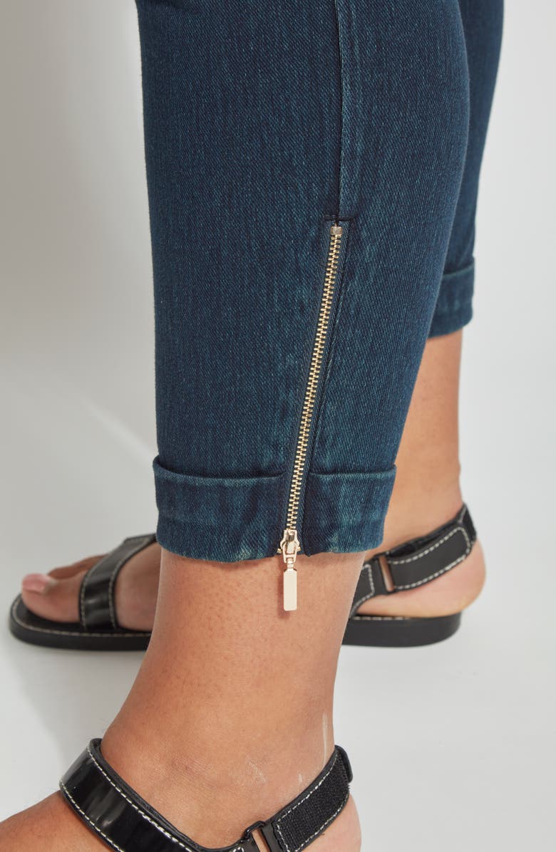 Lysse Denim Crop Pants, Alternate, color, Indigo