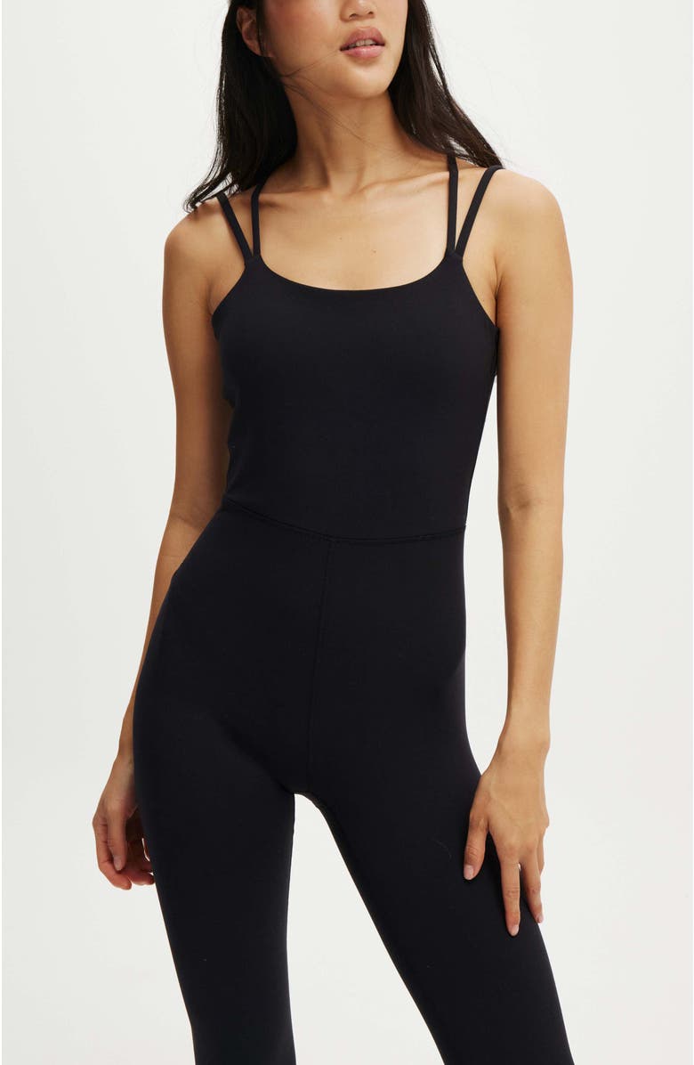 COTTON ON BODY Women's Active Ultra Soft Double Strap Full Length All In One, Alternate, color,