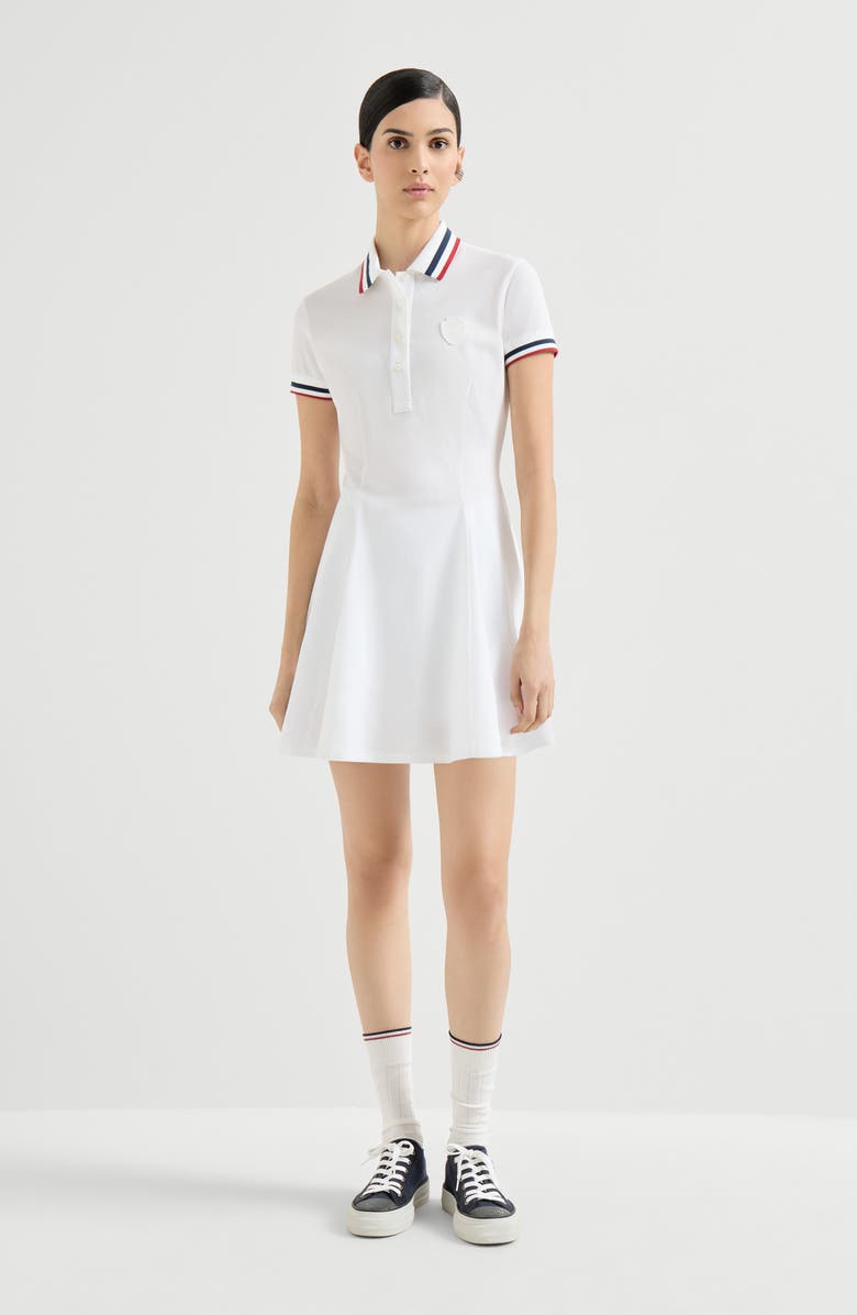 Brunello Cucinelli Mini dress with logo, Alternate, color, White