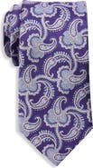 Oak Hill Premium by DXL Big & Tall Paisley Vines Tie