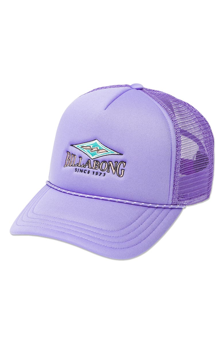 Billabong Grandpa Trucker Hat, Main, color, Purple Ash