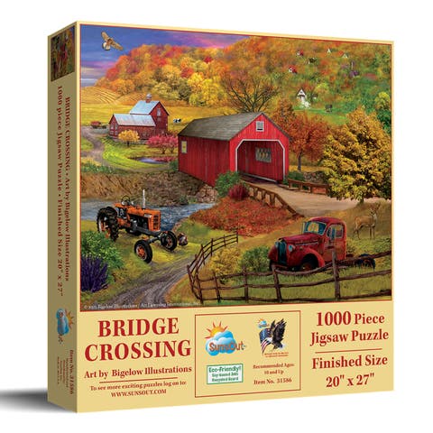 Bridge Crossing 1000 piece Jigsaw Puzzle for Adults