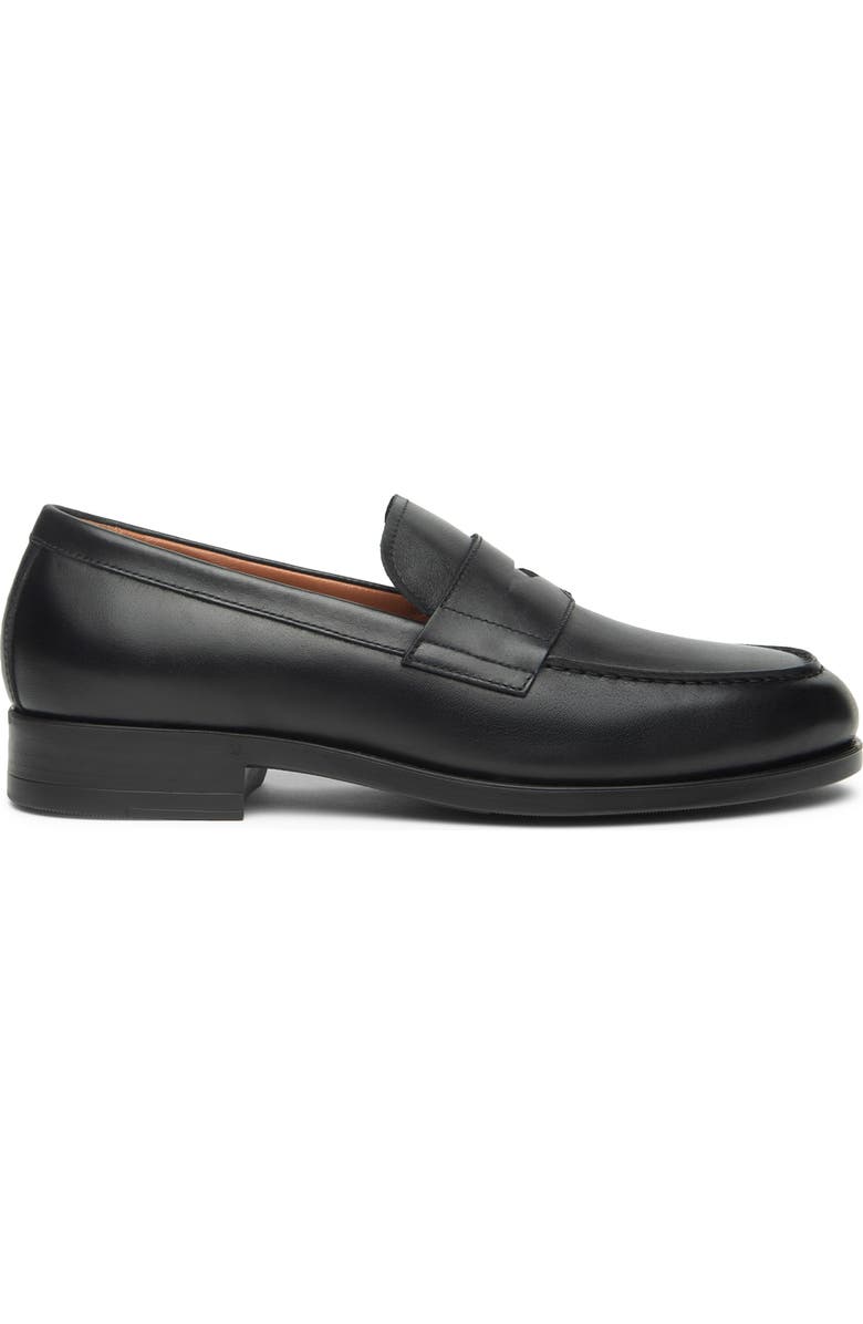 NeroGiardini Leather Penny Loafer, Alternate, color, Black