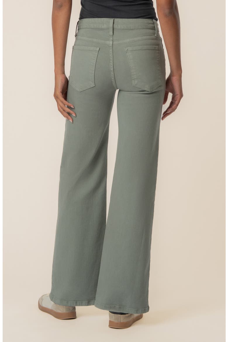 Maya High Waist Wide Leg Jeans, Alternate, color, SEA STAR TEAL