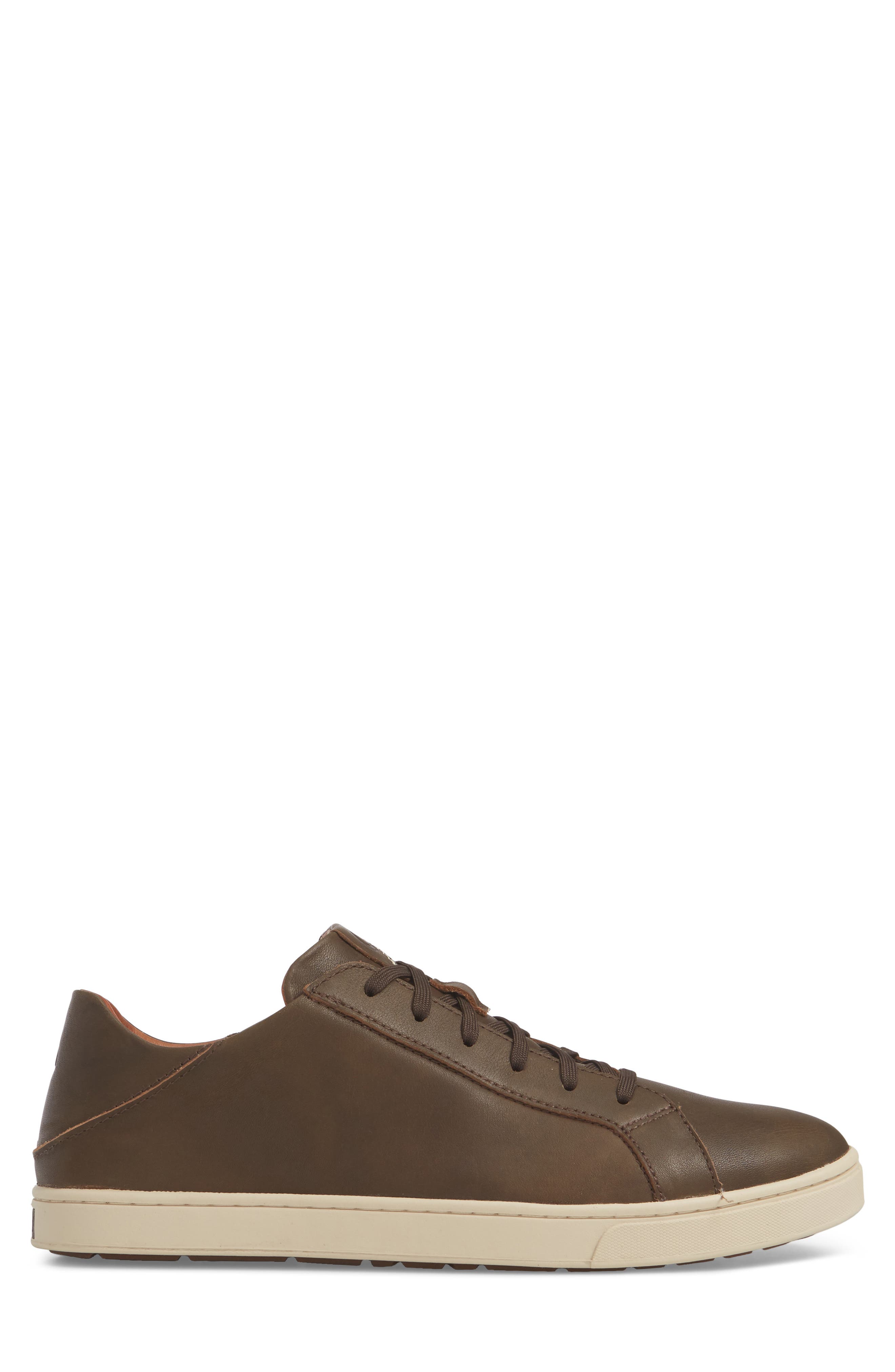 Kahu Pahana Sneaker, Alternate, color, ESPRESSO/ TAPA LEATHER