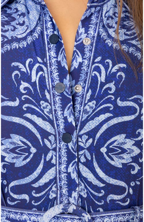 Hale Bob Khalani Jersey Dress In Blue
