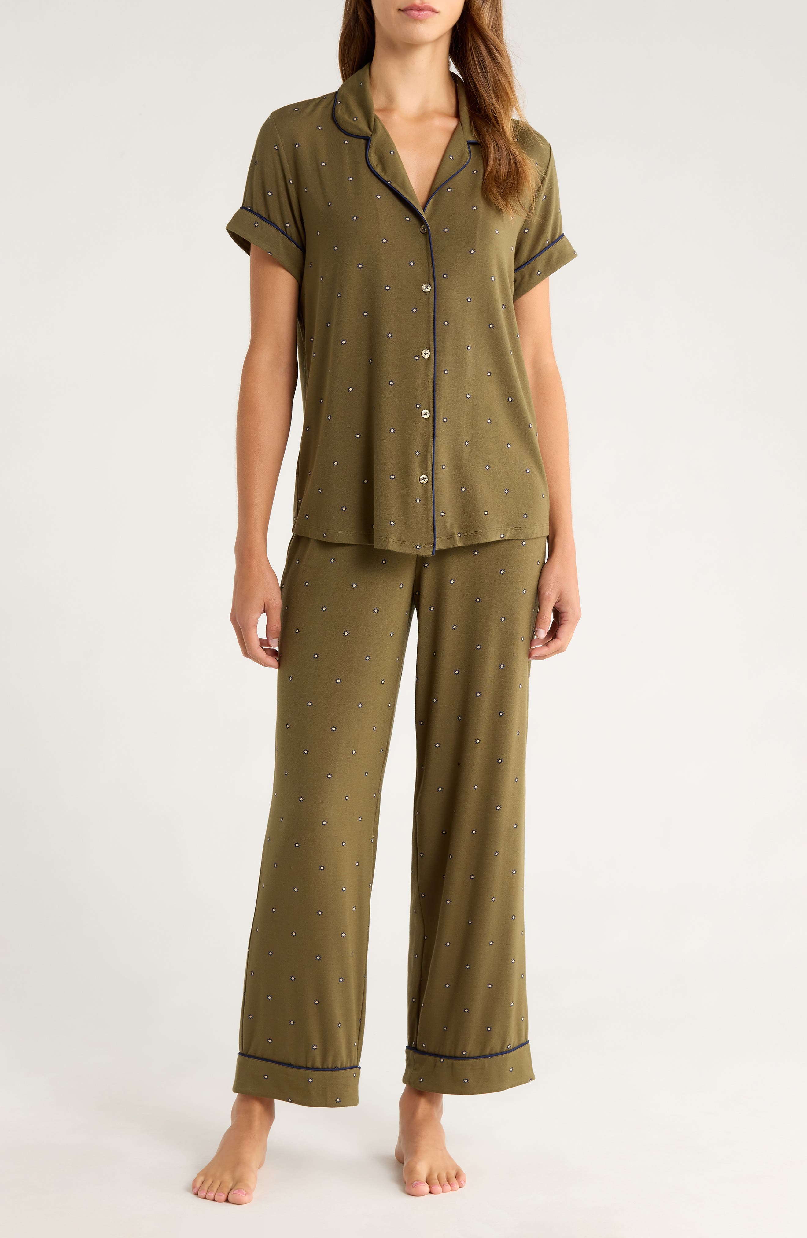 Nordstrom Moonlight Eco Crop Pajamas