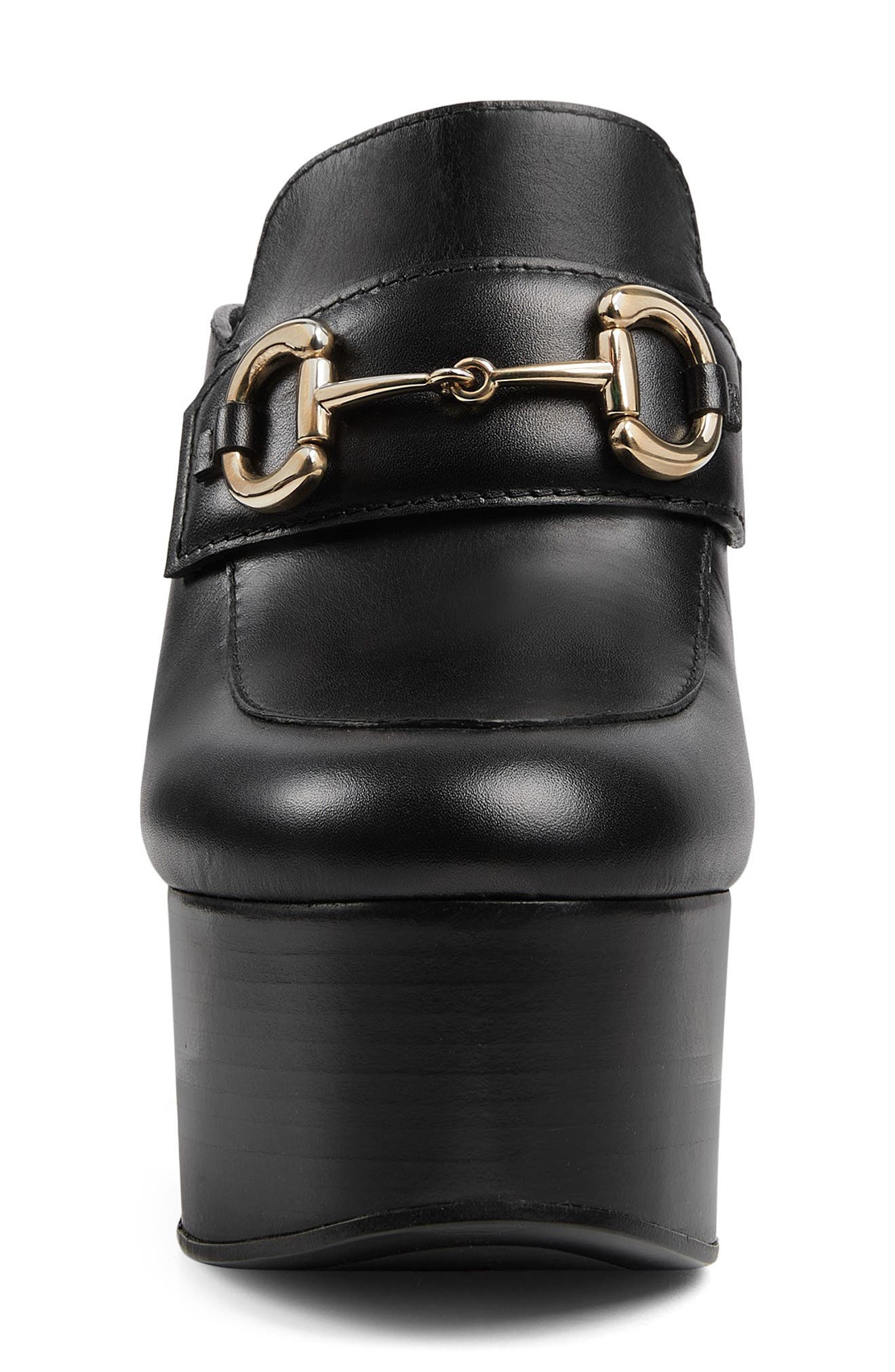 Gucci Horsebit Platform Loafer Mule, Alternate, color, 