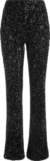Sequin Bootcut Pants
