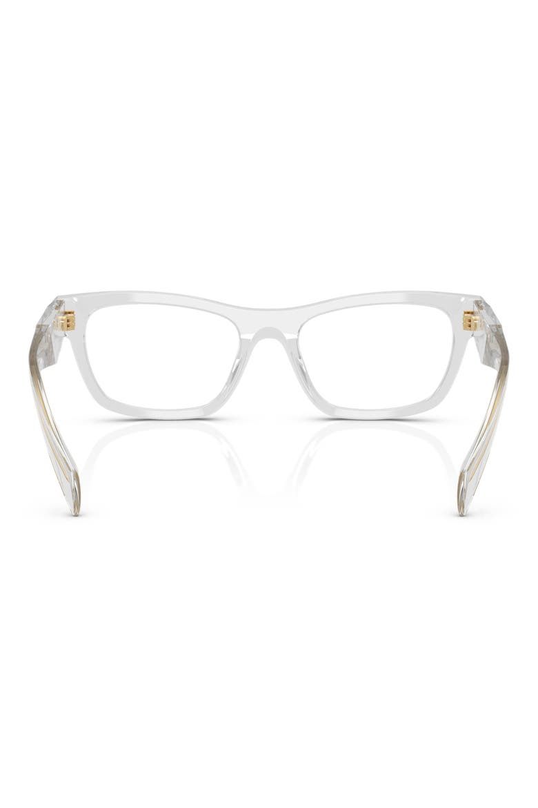 54mm Butterfly Optical Glasses, Alternate, color, TRANSPARENT GREY