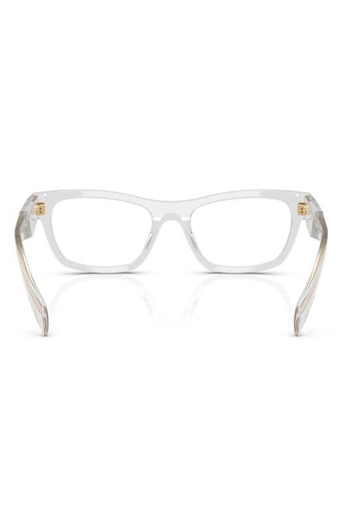 Prada Pr B01v 12r1o1 Trasparente Grigio Glasses In Transparent