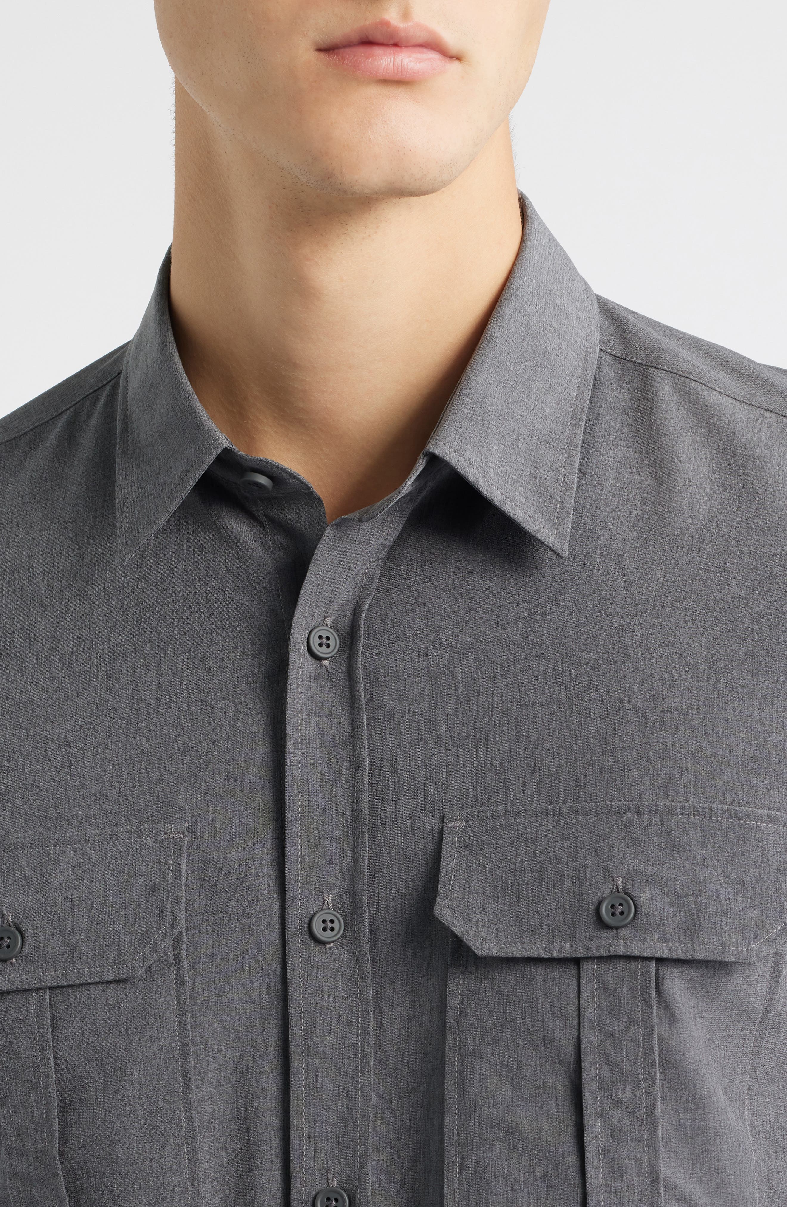 Roan Kent Slim Fit Performance Button-Up Shirt - image 2