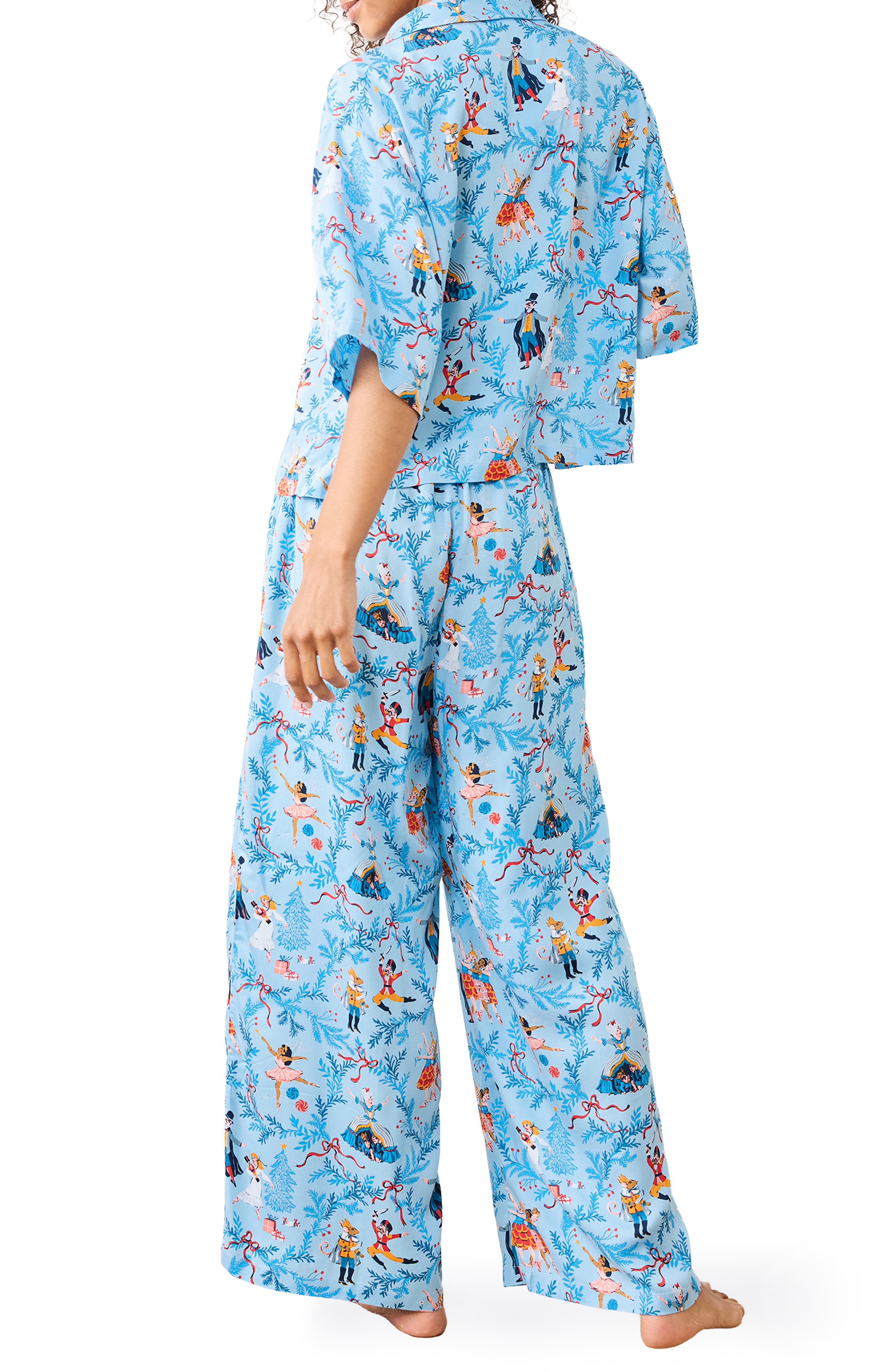 Printfresh Nutcracker Dreams Eco Satin Pajamas (Women) | Nordstromrack