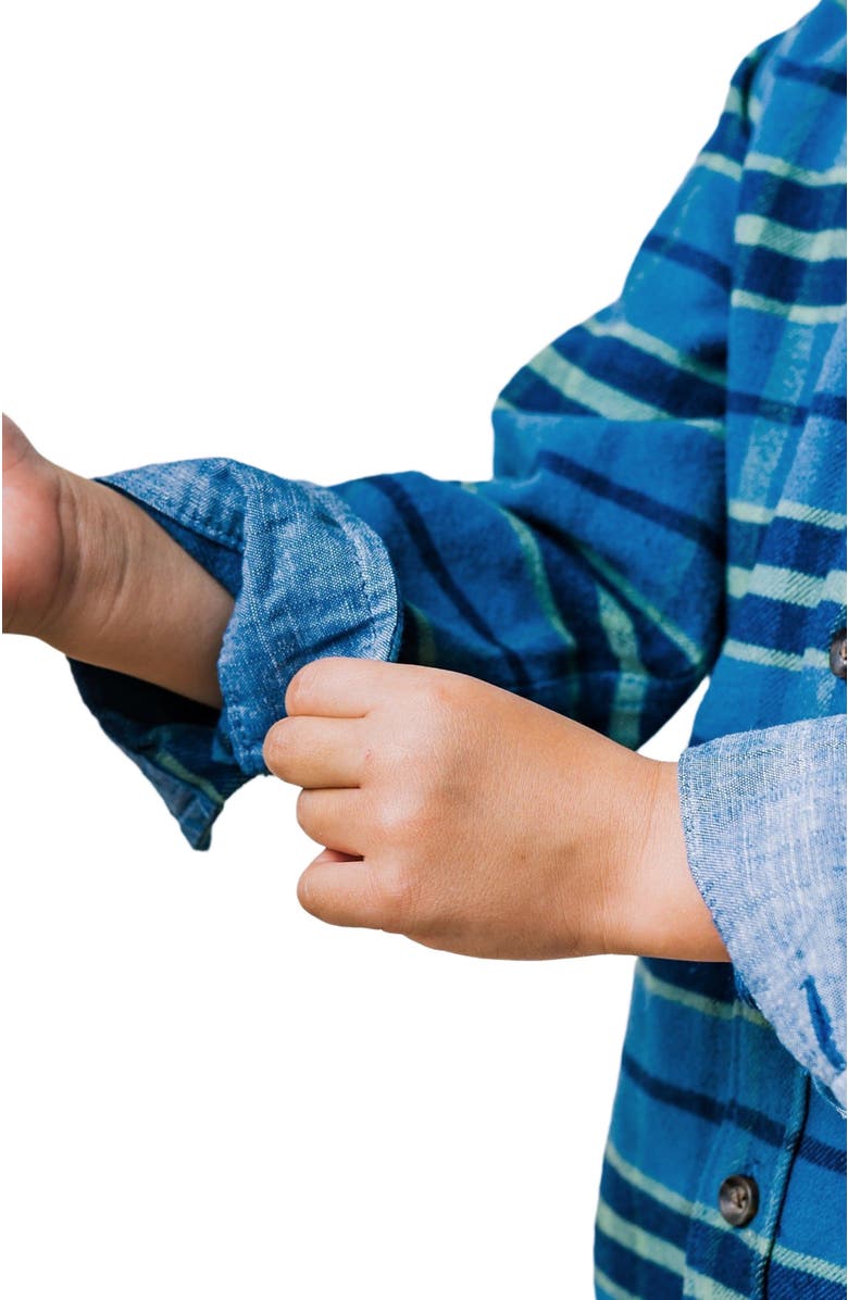 Hope & Henry Boys' Organic Flannel Shirt, Kids, Alternate, color, 