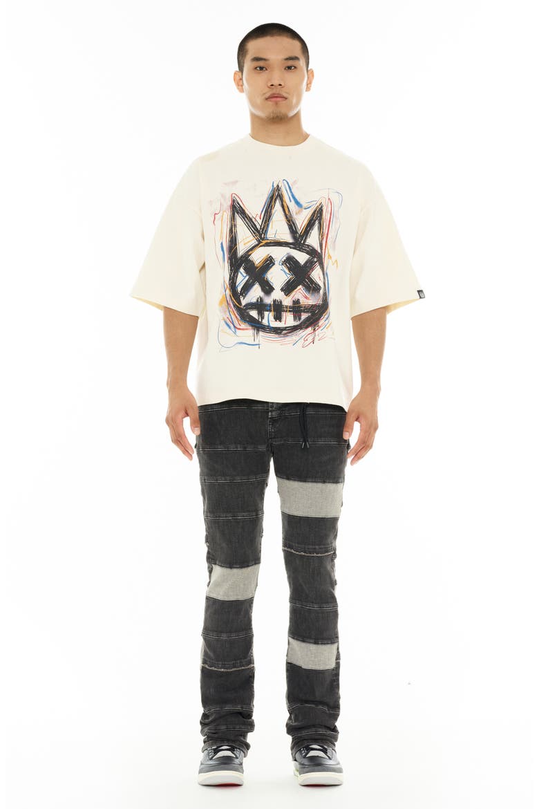 Oversized Cotton Graphic T-Shirt, Alternate, color, WINTER WHITE