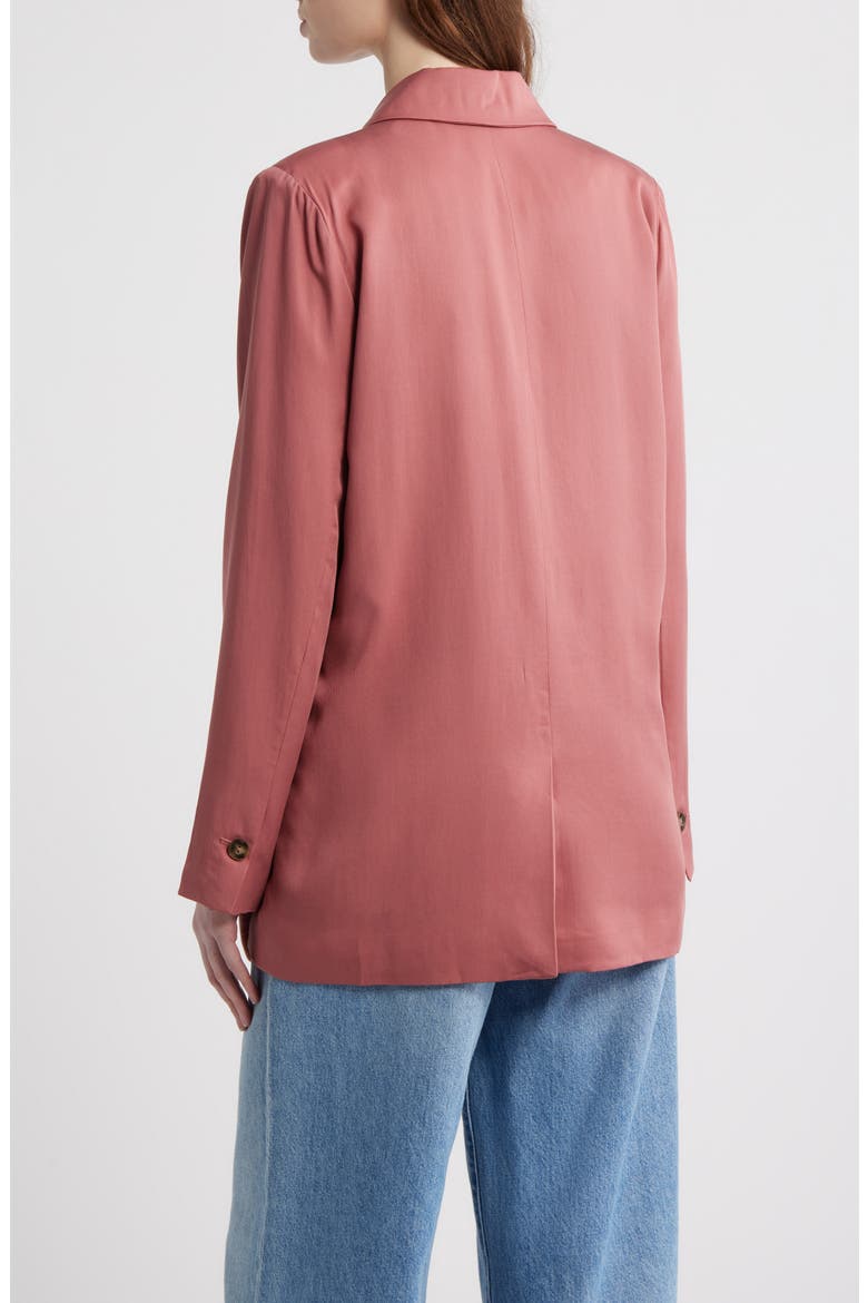 Anthony Double Breasted Longline Blazer, Alternate, color, LIPSTICK