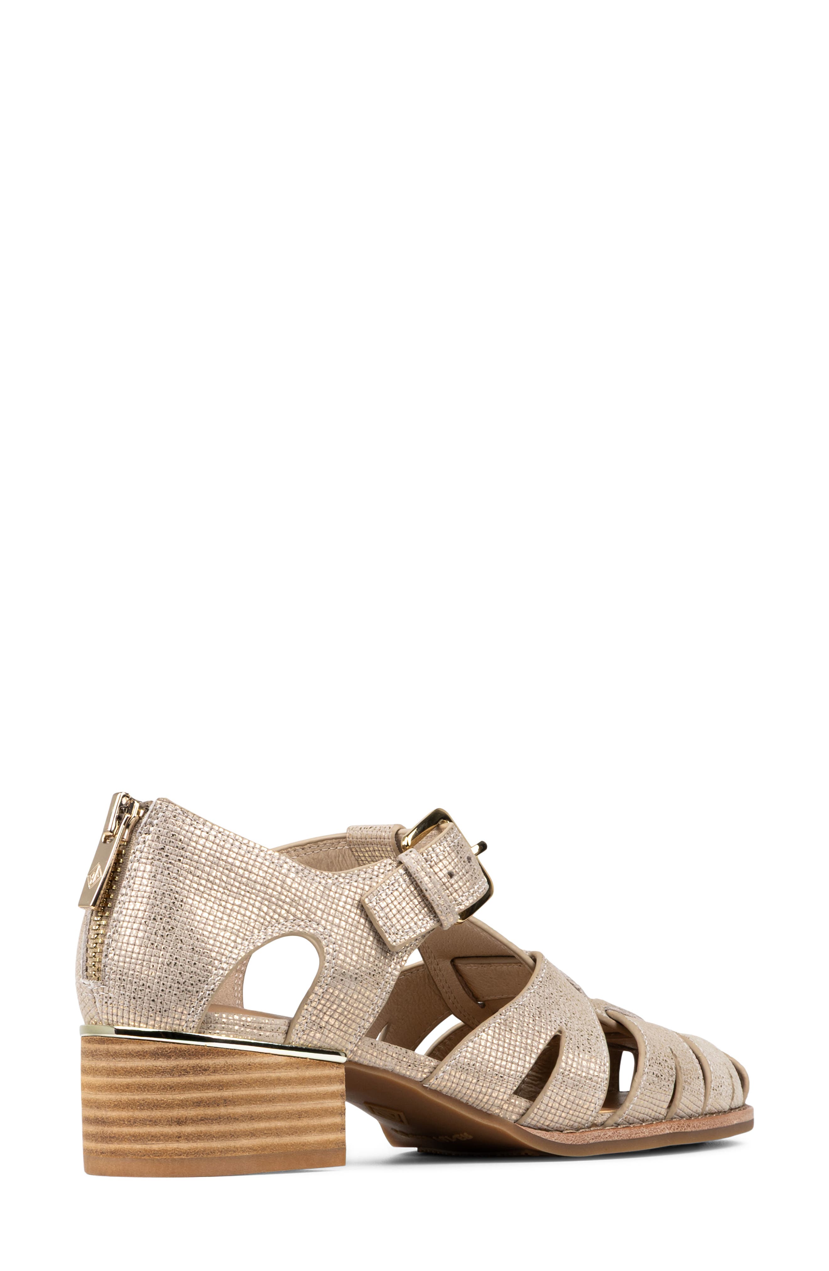 Back Zip Fisherman Sandal, Alternate, color, PRALINE