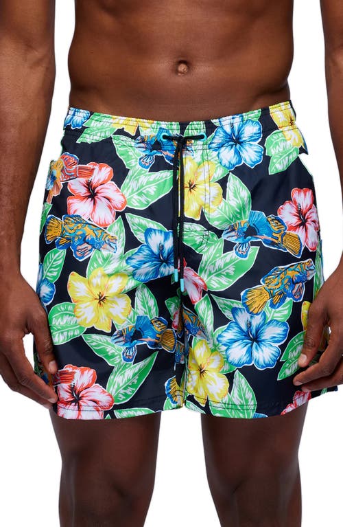 Sundek Floral Board Shorts in Black  product
