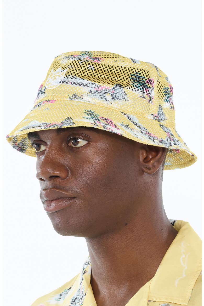 Cult Floral Bucket Hat, Alternate, color, SENSHI