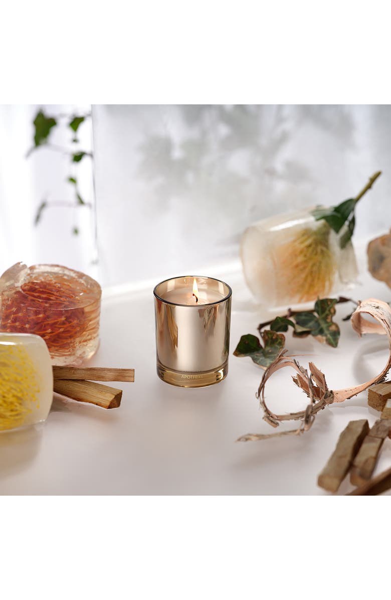 APOTHEKE Firewood Petite Scented Candle, Alternate, color, Light Beige