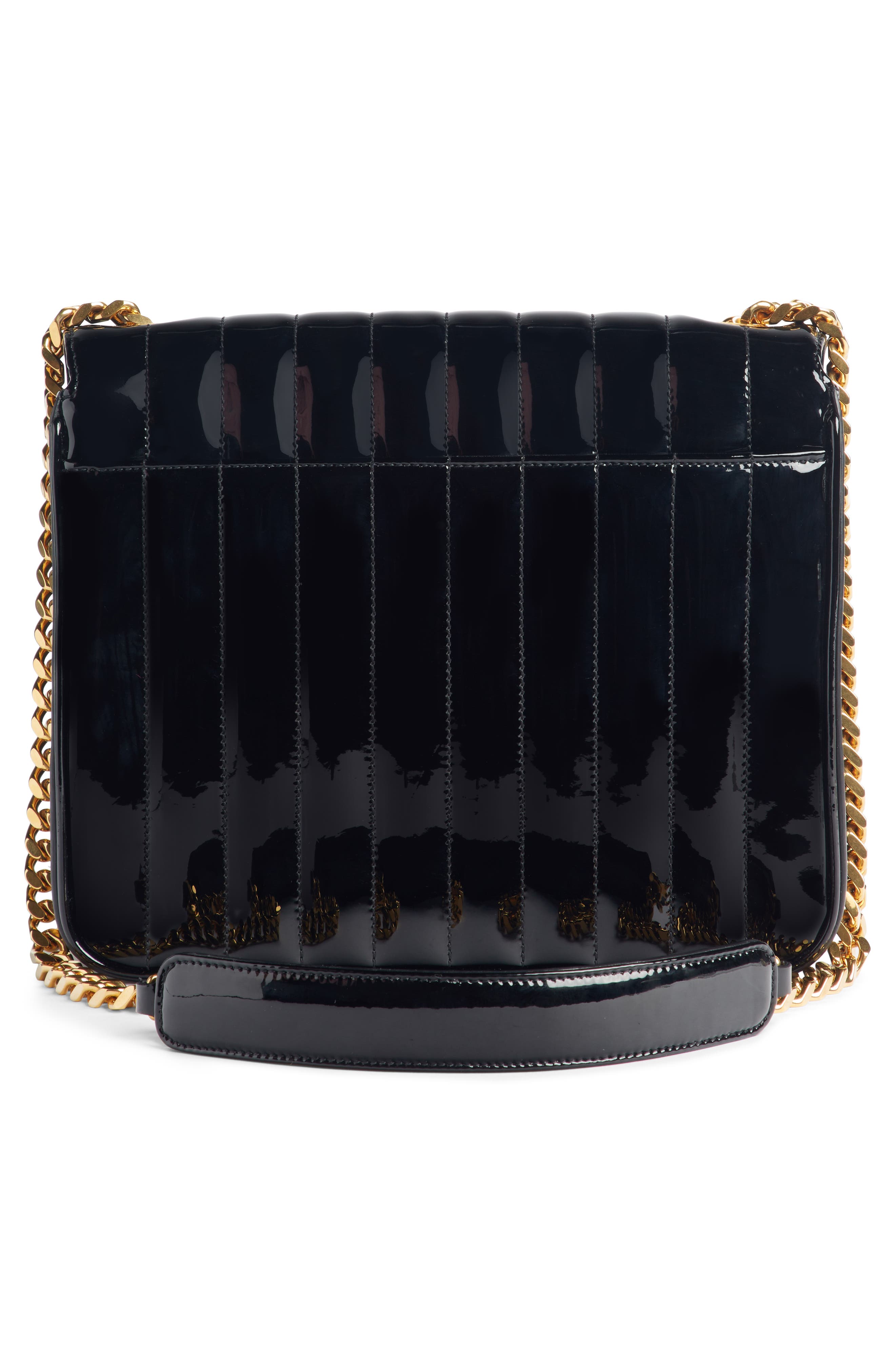 Saint Laurent Large Vicky Patent Leather Crossbody Bag, Alternate, color, 