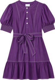 Cartolina Bonnie Cotton Poplin Mini Dress