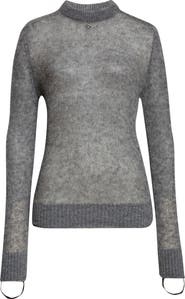 Coperni Stirrup Cuff Alpaca & Merino Wool Blend Sweater