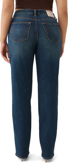 Sarah High Waist Straight Leg Jeans